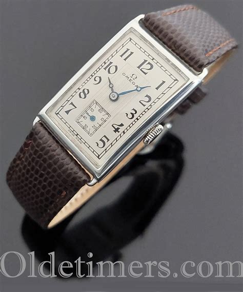 rectangular omega watch